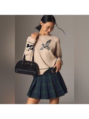 NWT Size XXS - Pilcro The Oaklyn Cozy Knit Duck Sweatshirt/Sweater (NWT US$128)